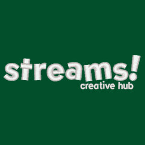 Streams! Classic (Forest Green/Lime Green) - Gildan Heavy Blend™ Crewneck Sweatshirt Design